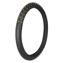 ΚΑΛΥΜΜΑ ΤΙΜΟΝΙΟΥ ICON ΜΑΥΡΟ ΧΡΩΜΑ ME ΧΡΥΣΑ ΜΕΤΑΛΛΙΚΑ ΑΣΤΕΡΙΑ /ΑΟΣΜΟ /ΟΙΚΟΛΟΓΙΚΟ/ ΜΗ ΤΟΞΙΚΟ/ ΑΝΑΚΥΚΛΩΣΙΜΟ ΥΛΙΚΟ Auto Moto Tyres 