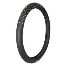 ΚΑΛΥΜΜΑ ΤΙΜΟΝΙΟΥ ICON ΜΑΥΡΟ ΧΡΩΜΑ ME ΧΡΥΣΑ ΜΕΤΑΛΛΙΚΑ ΑΣΤΕΡΙΑ /ΑΟΣΜΟ /ΟΙΚΟΛΟΓΙΚΟ/ ΜΗ ΤΟΞΙΚΟ/ ΑΝΑΚΥΚΛΩΣΙΜΟ ΥΛΙΚΟ Auto Moto Tyres 