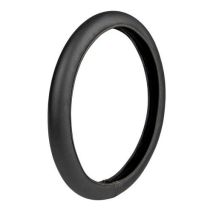 ΚΑΛΥΜΜΑ ΤΙΜΟΝΙΟΥ ΦΟΡΤΗΓΟΥ 46/48cm (L) SKIN-COVER ΜΑΥΡΟ ΜΕ ΜΠΕΖ ΡΑΦΗ ΕΛΑΣΤΙΚΟ 2mm ΠΑΧΟΣ Auto Moto Tyres 