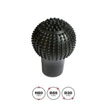 ΚΑΛΥΜΜΑ ΓΙΑ ΠΟΜΟΛΟ ΤΑΧΥΤΗΤΩΝ GEAR KNOB COVER ΜΑΥΡΟ ΣΙΛΙΚΟΝΗΣ 80x55x30mm SIMONI RACING - 1 Τεμ. Auto Moto Tyres 