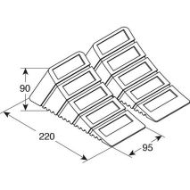 ΤΑΚΟΙ ΤΡΟΧΩΝ ΜΑΥΡΟΙ 1000kg MAX 2ΤΕΜ. Auto Moto Tyres 