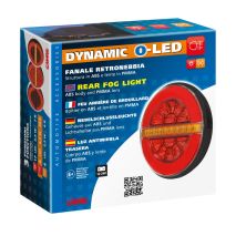 ΦΩΣ ΠΙΣΩ ΑΡΙΣΤΕΡΟ 12/24V DYNAMIC-O 140 mm ΜΕ 29 LED 3 ΧΡΗΣΕΙΣ ΟΜΙΧΛΗΣ/ΘΕΣΕΩΣ/ΦΛΑΣ (ΚΟΚΚΙΝΟ/ΠΟΡΤΟΚΑΛΙ) - 1 ΤΕΜ. Auto Moto Tyres 