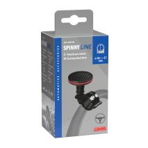 ΤΕΜΠΕΛΗΣ ΤΙΜΟΝΙΟΥ SPINNY LINE 60mm ΓΙΑ ΤΙΜΟΝΙΑ 30-37mm (ΜΑΥΡΟ CARBON ΜΕ ΚΟΚΚΙΝΗ ΡΙΓΑ) Auto Moto Tyres 