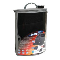 ΚΑΛΥΜΜΑΤΑ ΚΑΘΙΣΜΑΤΩΝ DRIFT ΠΟΛΥΕΣΤΕΡΙΚΑ ΜΑΥΡΑ/ΓΚΡΙ ΜΕ 5 ΠΡΟΣΚΕΦΑΛΑ- ΣΕΤ Auto Moto Tyres 