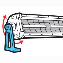 ΠΡΟΒΟΛΕΑΣ PLUTON 10-30V 72LED+NEON 120W 10.800lm 2 ΧΡΗΣΕΩΝ (ΚΑΡΦΙ ΚΑΙ ΘΕΣΕΩΣ NEON) 559x81x83,6mm 1ΤΕΜ. Auto Moto Tyres 