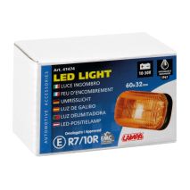 ΦΩΣ ΟΓΚΟΥ 10-30V ΜΕ 4 LED ΠΟΡΤΟΚΑΛΙ 60x32x25mm  1ΤΕΜ. Auto Moto Tyres 