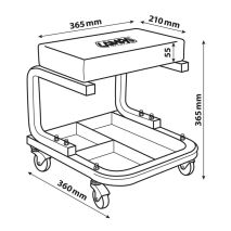 ΣΚΑΜΠΟ ΣΥΝΕΡΓΕΙΟΥ ΜΕ ΡΟΔΑΚΙΑ ΚΑΙ ΑΠΟΘΗΚΕΥΤΙΚΟ ΧΩΡΟ (365 Χ 356 Χ 360 mm) Auto Moto Tyres 