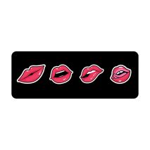 ΚΑΛΥΜΜΑ ΤΙΜΟΝΙΟΥ SKIN-COVER LIPS-LABBRA (ΧΕΙΛΗ) 35/37cm (S) ΜΑΥΡΟ ΕΛΑΣΤΙΚΟ ΠΟΛΥΕΣΤΕΡΙΚΟ 2mm ΠΑΧΟΣ Auto Moto Tyres 