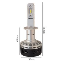 H1 9-36V 5.000K 5000lm 25W MATRIX LED KIT (ΜΕ ΨΥΚΤΡΑ ΑΝΕΜΙΣΤΗΡΑΚΙ) 2ΤΕΜ. Auto Moto Tyres 