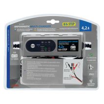 ΦΟΡΤΙΣΤΗΣ ΜΠΑΤΑΡΙΑΣ AMPEROMATIC MULTI-CHARGER 12V 4,2A 4>120Ah STD-SMF-EFB-AGM-START & STOP Auto Moto Tyres 