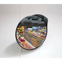 ΚΑΘΡΕΠΤΗΣ ΑΣΦΑΛΕΙΑΣ/ΚΥΚΛΟΦΟΡΙΑΣ ΚΥΡΤΟΣ ΜΑΥΡΟΣ ΒΙΔΩΤΟΣ ΕΞΩΤΕΡΙΚΟΥ ΧΩΡΟΥ 30cm TRAFFIC MIRRORS 1ΤΕΜ Auto Moto Tyres 