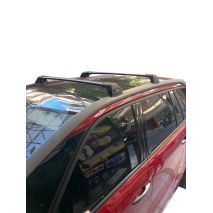 KIT ΜΕ ΜΠΑΡΕΣ ΟΡΟΦΗΣ ΓΙΑ CITROEN C4 GRAND PICASSO ΜΕ ΗΛΙΟΡΟΦΗ/FLUSH RAILS (Y8050223+YK774W) FLUSH BLACK BAR YAKIMA Auto Moto Tyres 