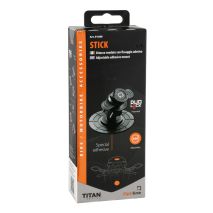 Αυτοκόλλητη Βάση Στήριξης Κινητού ή Action Camera Stick της σειράς Titan Optiline για Κράνος Οδήγησης, Ντεπόζιτο, Ουρά ή Λείες Επίπεδες Επιφάνειες Μηχανής με σύστημα Duolock, συμβατή με Θήκες ή Αντάπτορες Κινητού Optiline ή Ειδικό Αντάπτορα για Action Cam Auto Moto Tyres 