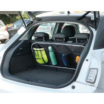 ΘΗΚΕΣ/ΤΣΕΠΕΣ ORGANIZER ΚΑΘΙΣΜΑΤΩΝ/ΠΟΡΤ ΜΠΑΓΚΑΖ 4 ΔΙΧΤΥΑ ΜΕ ΣΤΗΡΙΞΗ ΣΤΟ ΠΡΟΣΚΕΦΑΛΟ 88x35cm ΜΑΥΡΟ LAMPA - 1 TEM. Auto Moto Tyres 