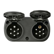 ΑΝΤΑΠΤΟΡΑΣ ΦΟΡΤΗΓΟΥ ΔΙΠΛΟΣ 24V 15pin (ISO12098)> 1 TYPE N (ISO1185)+1 TYPE S (ISO 3731) ERICH JAEGER LAMPA - 1 TEM. Auto Moto Tyres 