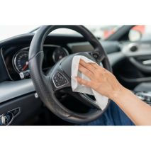 ΥΓΡΑ ΜΑΝΤΗΛΑΚΙΑ ΚΑΘΑΡΙΣΜΟΥ ΠΛΑΣΤΙΚΩΝ ΕΠΙΦΑΝΕΙΩΝ ΜΕ ΜΑΤ ΦΙΝΙΡΙΣΜΑ XL 24x28cm LAMPA - 24 TEM. Auto Moto Tyres 