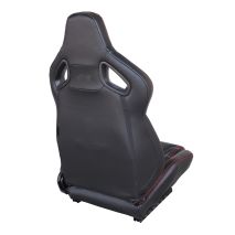 ΚΑΘΙΣΜΑ JACKIE ΑΝΑΚΛΙΝΟΜΕΝΟ ΜΑΥΡΟ/ΚΑΡΟ ΜΕ ΣΙΔΗΡΟΔΡΟΜΟ SIMONI RACING - 1ΤΕΜ Auto Moto Tyres 