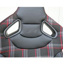 ΚΑΘΙΣΜΑ JACKIE ΑΝΑΚΛΙΝΟΜΕΝΟ ΜΑΥΡΟ/ΚΑΡΟ ΜΕ ΣΙΔΗΡΟΔΡΟΜΟ SIMONI RACING - 1ΤΕΜ Auto Moto Tyres 