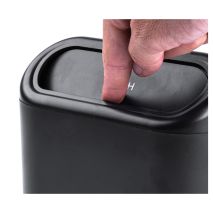 ΚΑΔΟΣ ΑΠΟΡΡΙΜΜΑΤΩΝ ΑΥΤΟΚΙΝΗΤΟΥ ΜΕ ΚΑΠΑΚΙ PUSH-BUTTON ΜΑΥΡΟ 155x65x140mm ΑMiO - 1 TEM. Auto Moto Tyres 