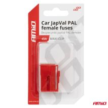 ΑΣΦΑΛΕΙΕΣ JapVal PAL ΘΗΛΥΚΕΣ 45A ΣΕ ΚΟΚΚΙΝΟ ΧΡΩΜΑ AMIO - 2 Τεμ. Auto Moto Tyres 