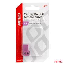 ΑΣΦΑΛΕΙΕΣ JapVal PAL ΜICRO 14mm ΘΗΛΥΚΕΣ 30A ΣΕ ΜΩΒ ΧΡΩΜΑ AMIO - 2 Τεμ. Auto Moto Tyres 
