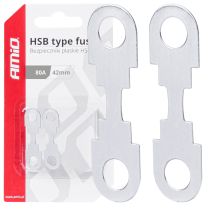 ΑΣΦΑΛΕΙΕΣ FLAT 42mm 80A AMIO - 2 Τεμ. Auto Moto Tyres 