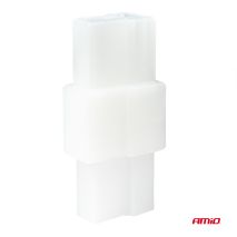 ΦΙΣΑ ΣΥΝΔΕΣΗΣ ΚΑΛΩΔΙΩΝ ΔΥΟ ΥΠΟΔΟΧΩΝ ΜΕ ΠΛΑΣΤΙΚΟ ΚΟΥΜΠΩΜΑ AMIO - 1 σετ. Auto Moto Tyres 