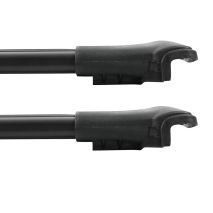 ΜΠΑΡΕΣ ΟΡΟΦΗΣ ΓΙΑ ΧΑΜΗΛΕΣ ΑΛΟΥΜΙΝΙΟΥ ΜΑΥΡΕΣ ΜΕ ΚΛΕΙΔΙ DACIA DUSTER 2014-2017 OMTEC - 2 τεμ. Auto Moto Tyres 