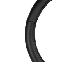 ΚΑΛΥΜΜΑ ΤΙΜΟΝΙΟΥ 35-37CM ΔΕΡΜΑ SKEENTEX ΜΑΥΡΟ CLASSIC PREMIUM GRAN PREE LAMPA - 1 ΤΕΜ. Auto Moto Tyres 