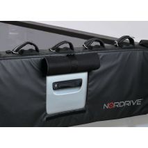 ΠΡΟΣΤΑΤΕΥΤΙΚΟ ΚΑΡΟΤΣΑΣ ΓΙΑ ΜΕΤΑΦΟΡΑ 5 ΠΟΔΗΛΑΤΩΝ ΑΔΙΑΒΡΟΧΟ TAILGATE PAD 145x50x19cm NORDRIVE - 1 τεμ. Auto Moto Tyres 