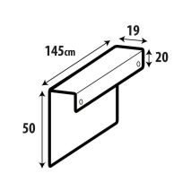 ΠΡΟΣΤΑΤΕΥΤΙΚΟ ΚΑΡΟΤΣΑΣ ΓΙΑ ΜΕΤΑΦΟΡΑ 5 ΠΟΔΗΛΑΤΩΝ ΑΔΙΑΒΡΟΧΟ TAILGATE PAD 145x50x19cm NORDRIVE - 1 τεμ. Auto Moto Tyres 