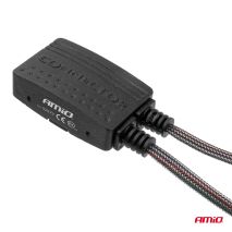 ΛΑΜΠΕΣ LED H4 10-16V 90W 6.500K 9900lm CAN BUS (ME ΑΝΕΜΙΣΤΗΡΑΚΙ) X3 SERIES AMIO - 2ΤΕΜ. Auto Moto Tyres 