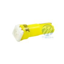T5 12V W2x4,6d LED 1xSMD5050 ΚΙΤΡΙΝΟ (ΚΑΡΦΩΤΟ ΑΚΑΛΥΚΟ) BLISTER M-TECH -  2 ΤΕΜ. Auto Moto Tyres 