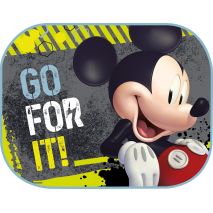 ΗΛΙΟΠΡΟΣΤΑΣΙΕΣ ΠΛΑΙΝΕΣ MICKEY ΜΕ ΒΕΝΤΟΥΖΑ 44x35cm AMIO - 2 Τεμ. Auto Moto Tyres 