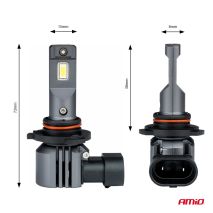 ΛΑΜΠΕΣ LED HB3 12V 44W 6.500K 3.936lm LED X4 SERIES AVIATOR PLUG & PLAY AMIO -  2 ΤΕΜ. Auto Moto Tyres 