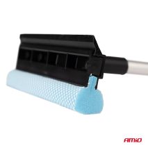 ΚΑΘΑΡΙΣΤΗΡΑΣ ΤΖΑΜΙΩΝ ΜΕ ΣΦΟΥΓΓΑΡΙ & ΚΟΝΤΑΡΙ ΑΛΟΥΜΙΝΙΟΥ ΤΗΛΕΣΚΟΠΙΚΟ 59-100cm AMIO - 1 Τεμ. Auto Moto Tyres 