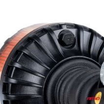 ΦΑΡΟΣ HEAVY DUTY W28P 12/24V 16LED ΕΛΑΣΤΙΚΟΣ ΒΙΔΩΤΟΣ ΠΟΡΤΟΚΑΛΙ Υ169mm Φ110mm AMIO - 1 τεμ. Auto Moto Tyres 