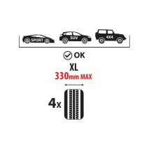 ΒΑΣΗ ΤΟΙΧΟΥ/ΣΤΗΡΙΓΜΑΤΑ ΕΛΑΣΤΙΚΩΝ/ΖΑΝΤΩΝ XL ΠΤΥΣΣΟΜΕΝΟ 150kg MAX 147,5cm Φ3,2cm LAMPA - 1 ΤΕΜ. Auto Moto Tyres 