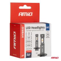 ΛΑΜΠΕΣ LED H1 12V 60W 6.000K 5.600lm +400% CAN-BUS HYBRID SERIES AMIO - 2 τεμ. Auto Moto Tyres 