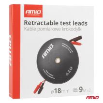 ΑΚΡΟΔΕΚΤΕΣ (ΚΡΟΚΟΔΕΙΛΑΚΙΑ) ΜΠΑΤΑΡΙΑΣ ΜΕ ΚΑΛΩΔΙΟ ΣΕ ΚΟΥΛΟΥΡΑ 9m AMIO - 1 τεμ. Auto Moto Tyres 