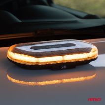 ΦΑΡΟΣ/ΣΤΡΟΜΠΟ ΜΠΑΡΑ R65 R10 12/24V 26W LED ΠΟΡΤΟΚΑΛΙ 10 ΧΡΗΣΕΩΝ ΜΕ ΜΑΓΝΗΤΙΚΗ ΒΑΣΗ 326x186x63mm ΑΜΙΟ - 1 ΤΕΜ. Auto Moto Tyres 