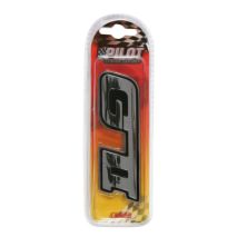 ΑΥΤΟΚΟΛΛΗΤΟ ΤΡΙΣΔΙΑΣΤΑΤΟ ΣΗΜΑ ΧΡΩΜΙΟΥ GTI ΑΔΙΑΒΡΟΧΟ LAMPA Auto Moto Tyres 