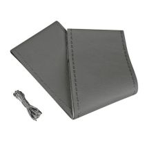 ΡΑΦΤΟ ΚΑΛΥΜΜΑ ΤΙΜΟΝΙΟΥ  ΔΕΡΜΑΤΙΝΟ STANDARD ΓΚΡΙ ΜΕ ΓΚΡΙ ΡΑΦΗ Auto Moto Tyres 