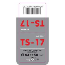 ΑΚΡΟ ΕΞΑΤΜΙΣΗΣ TS-17 L 43-58mm - ΚΟΦΤΟ Auto Moto Tyres 