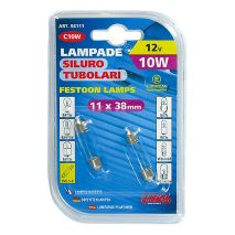 ΣΕΤ ΛΑΜΠΑΚΙΑ C10W-12V/10W SV8.5-8 Auto Moto Tyres 