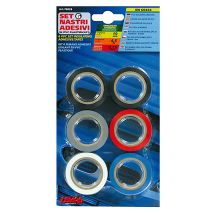 ΕΓΧΡΩΜΕΣ ΜΟΝΩΤΙΚΕΣ ΤΑΙΝΙΕΣ (6 τεμάχια) Auto Moto Tyres 