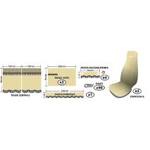 ΣΕΤ ΚΑΛΥΜΜΑΤΑ ΚΑΘΙΣΜΑΤΟΣ ΦΟΡΤΗΓΟΥ+ΚΟΥΡΤΙΝΕΣ 11ΤΕΜ. MELISSA ΜΠΕΖ Auto Moto Tyres 