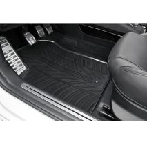 ΜΑΡΚΕ ΠΑΤΑΚΙΑ ΣΕ ΣΚΑΦΗ ΛΑΣΤΙΧΟ ΓΙΑ ALFA ROMEO GIULIETTA 04/2010-2021 SUMISURA ΣΕ ΜΑΥΡΟ ΧΡΩΜΑ ME ΚΟΥΜΠΩΜΑΤΑ LAMPA - 4 ΤΕΜ. Auto Moto Tyres 