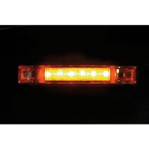 ΦΩΣ ΦΟΡΤΗΓΟΥ 6LED ΠΟΡΤΟΚΑΛΙ 24V 100mm Auto Moto Tyres 