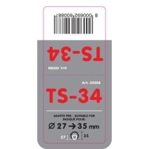 ΑΚΡΟ ΕΞΑΤΜΙΣΗΣ TS-34 Φ 27-35mm - ΟΒΑΛ ΛΟΞΟ Auto Moto Tyres 